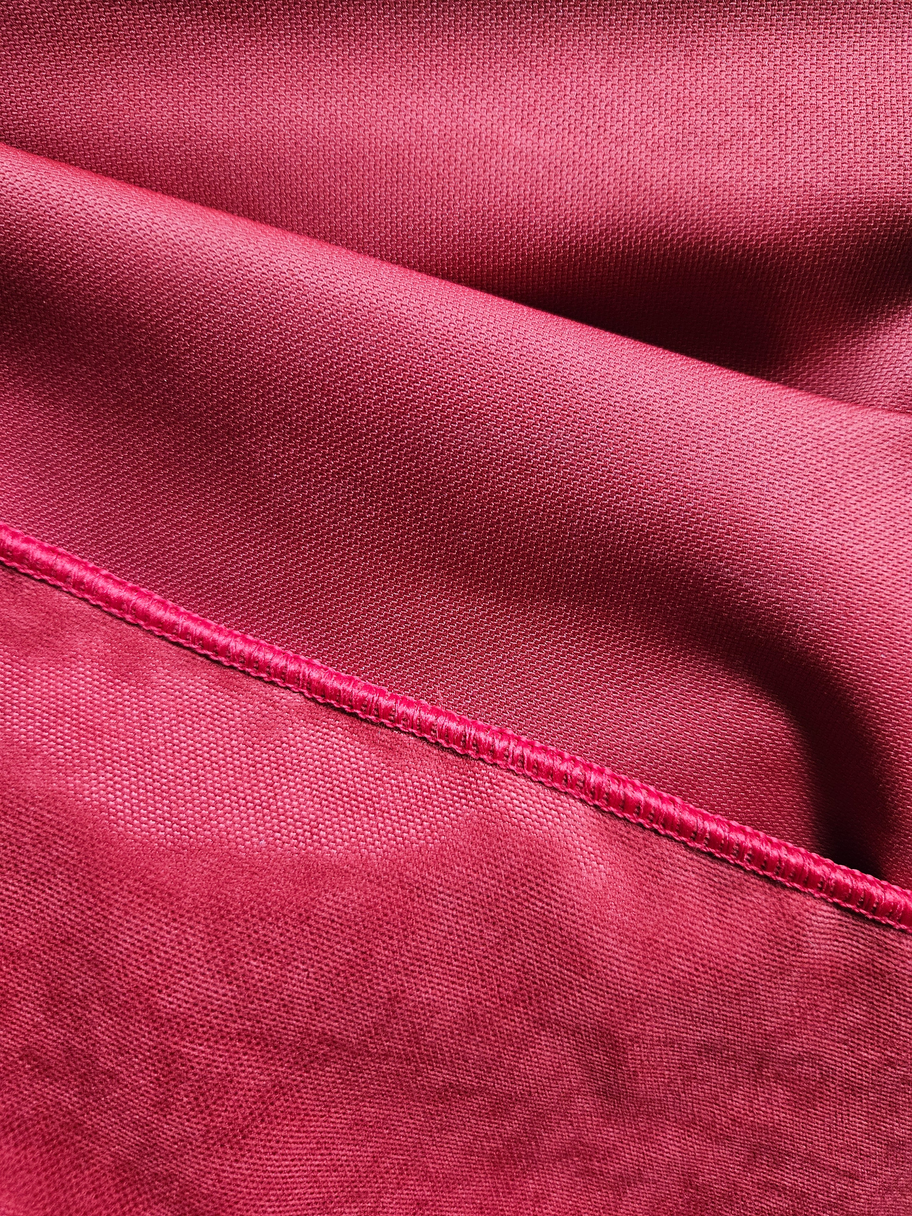 Fittingroom curtain red fabric