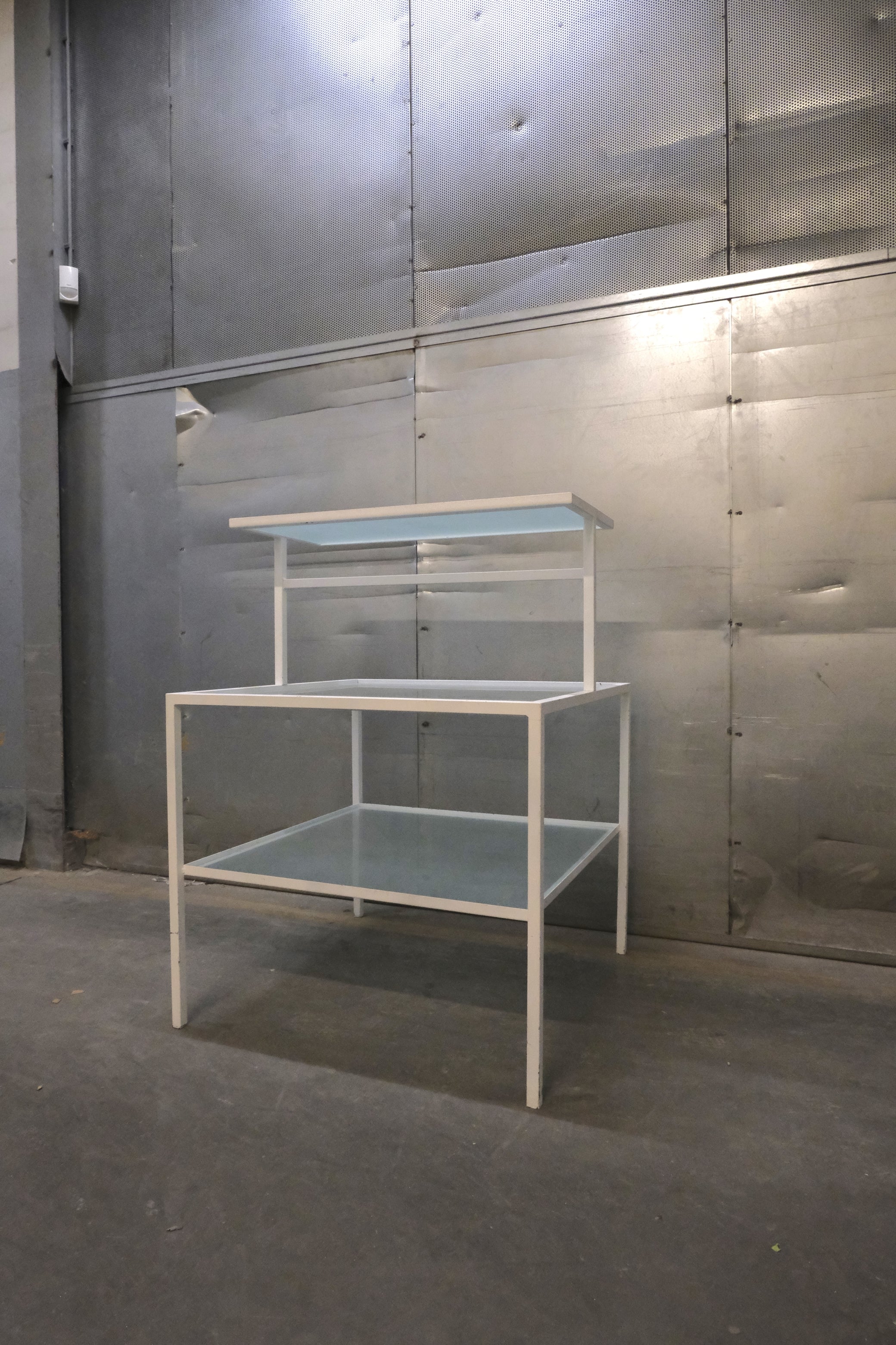 Square table triple layer