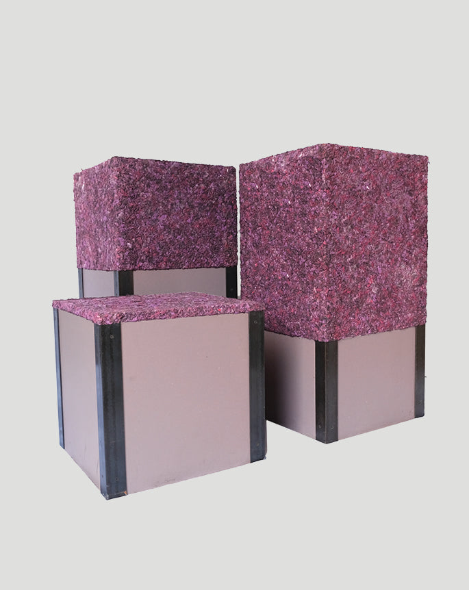 SET Upcycled pedestals