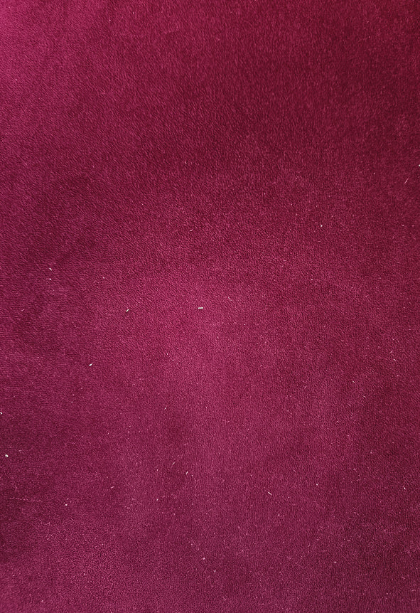 Stool burgundy brass plinth