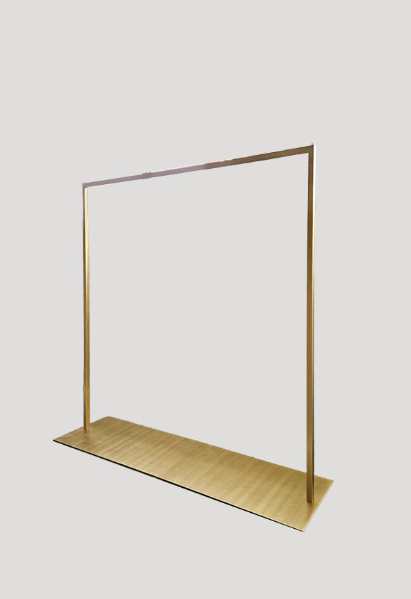 Brass-look regular clothing rack