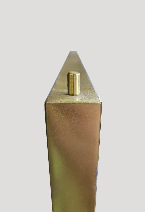 Brass-look regular clothing rack