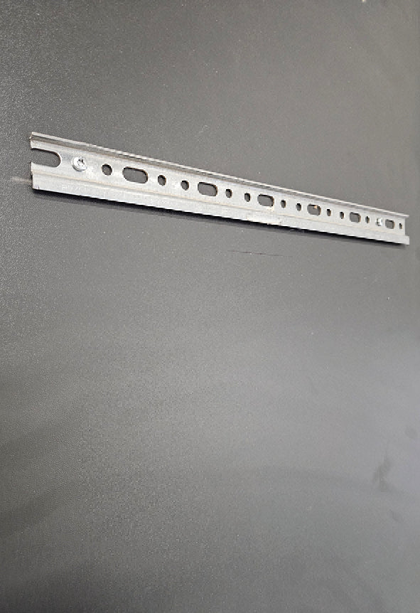 Large mirror in aluminium frame