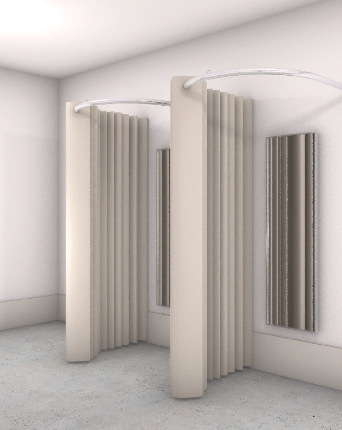Fitting room rod