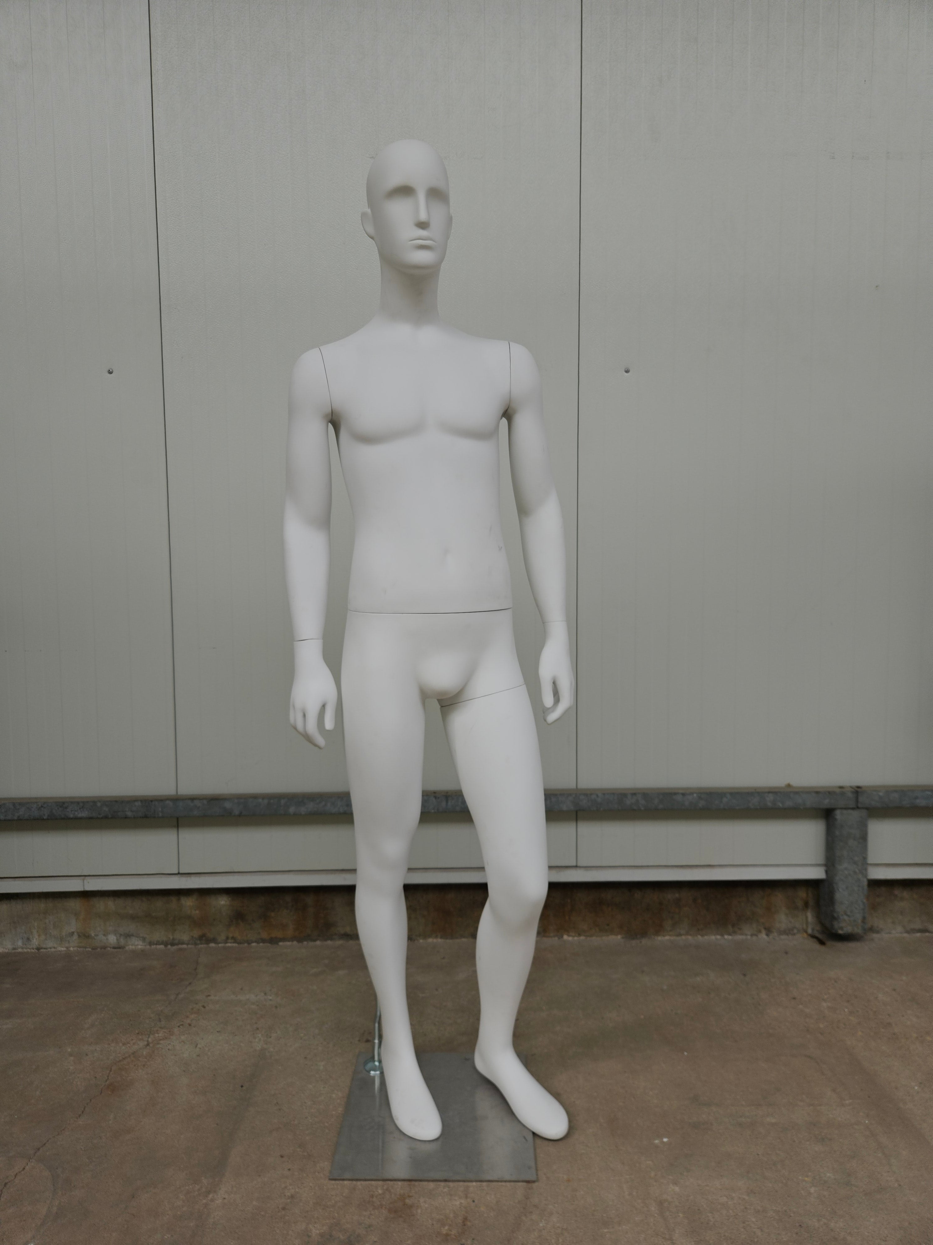 Mannequins male matt white