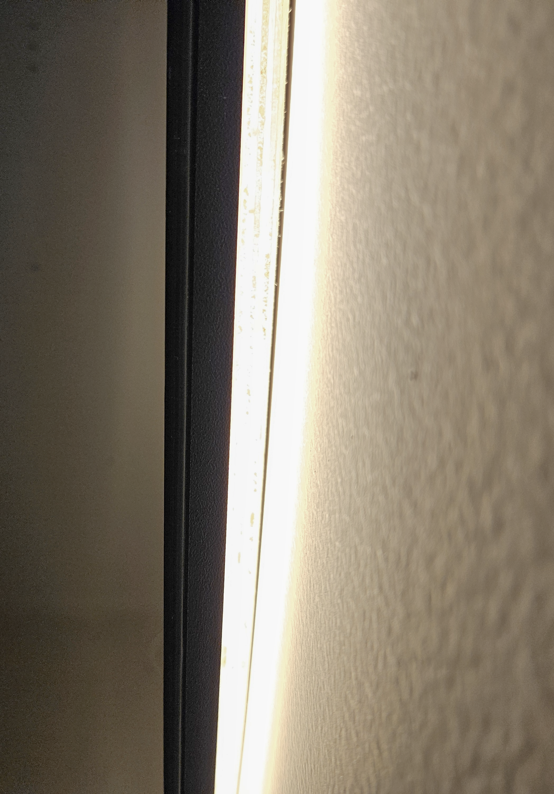 Large mirror with back light