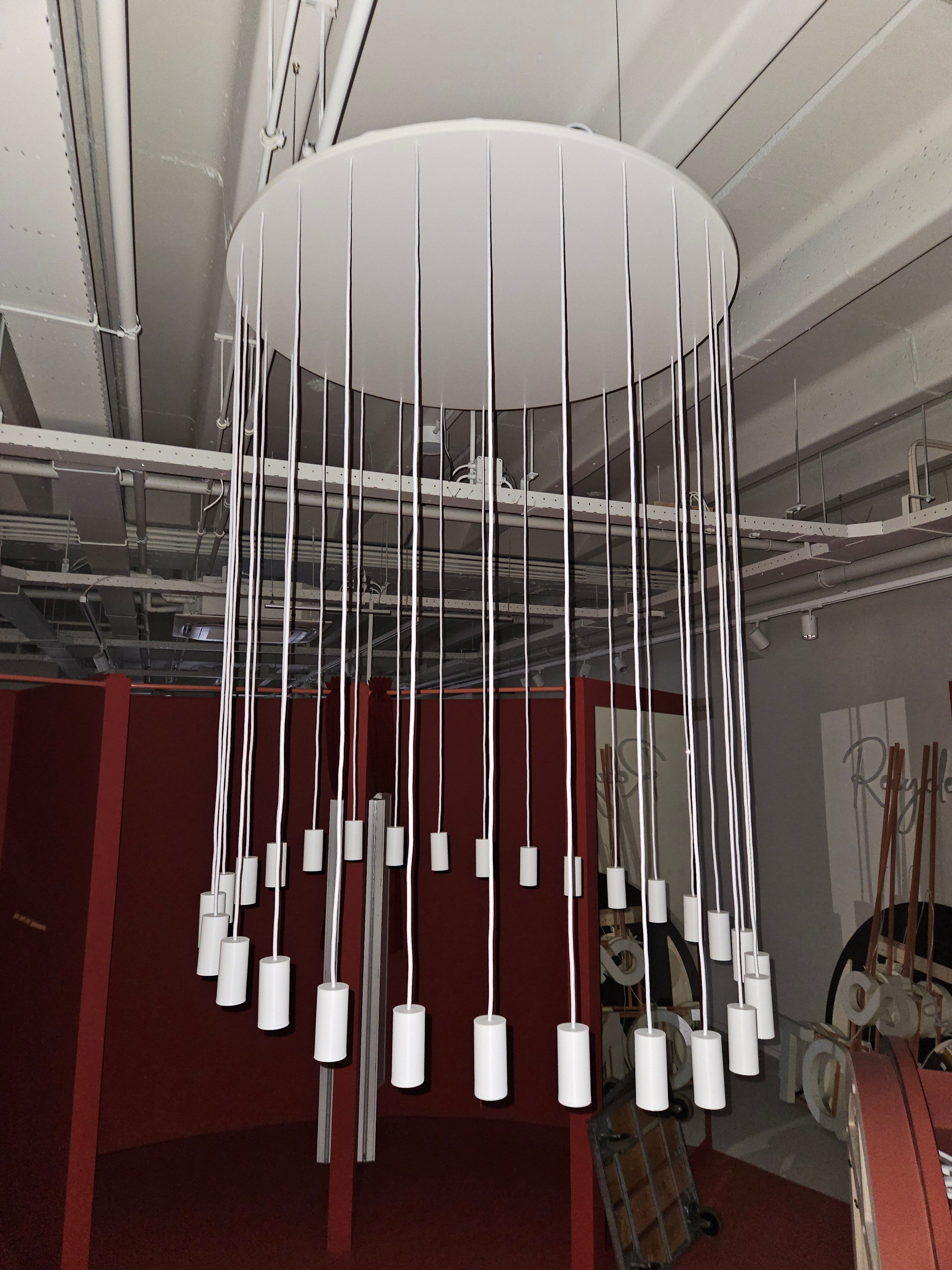 3D printed chandelier