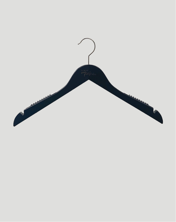 Clothing hanger with anti-slip
