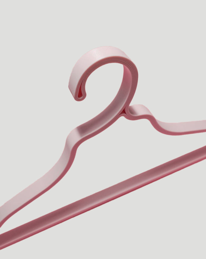 3D printed hanger pink