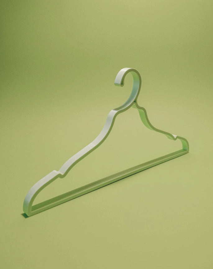 3D printed hanger green