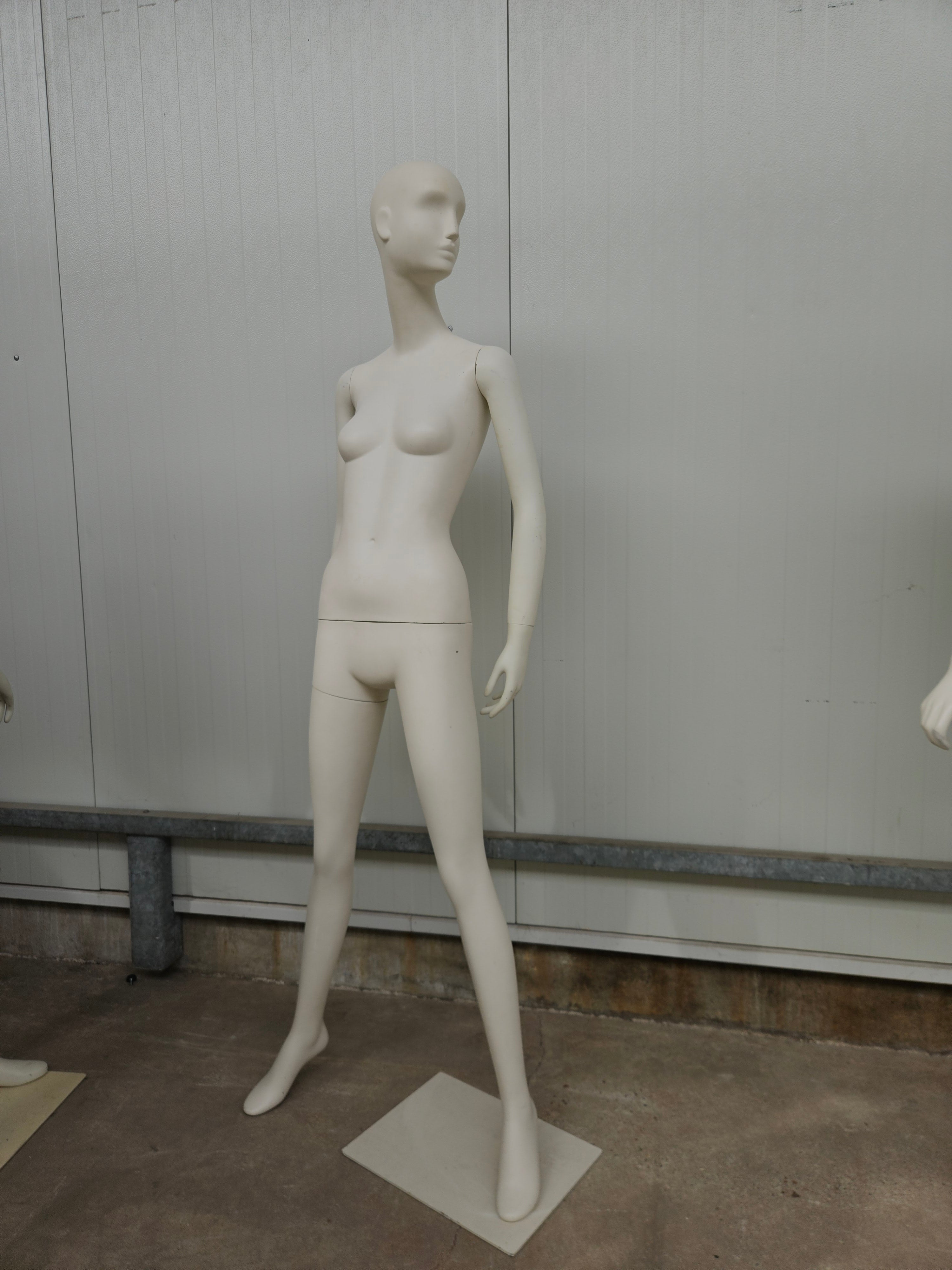 Mannequins female matt white