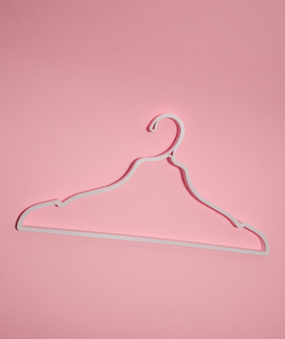3D printed hanger pink